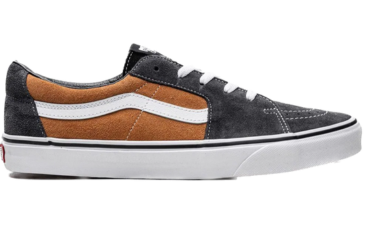 Vans Sk8-Low Charcoal Grey Khaki Suede