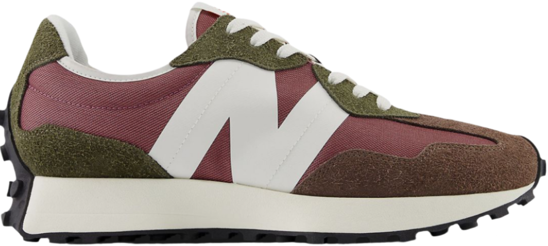 New Balance 327 NB Dark Straw Mushroom Wine Red