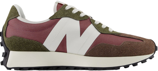 New Balance 327 NB Dark Straw Mushroom Wine Red