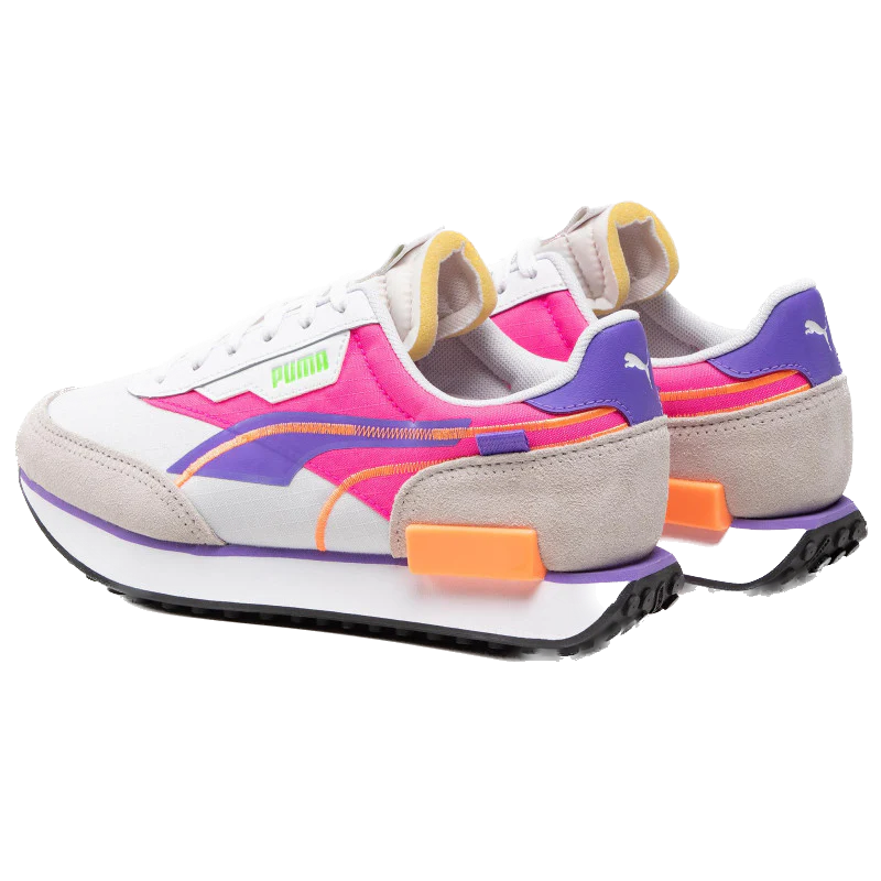 Puma Future Rider Twofold SD White Purple Pink Green Women