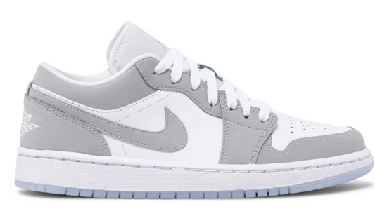 Nike Wmns Air Jordan 1 Low White Wolf Grey