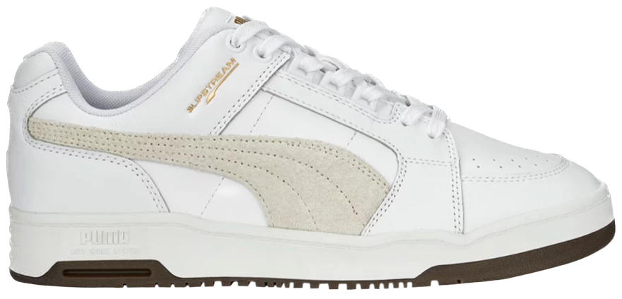 Puma Slipstream Lo Lux White Pristine Gold