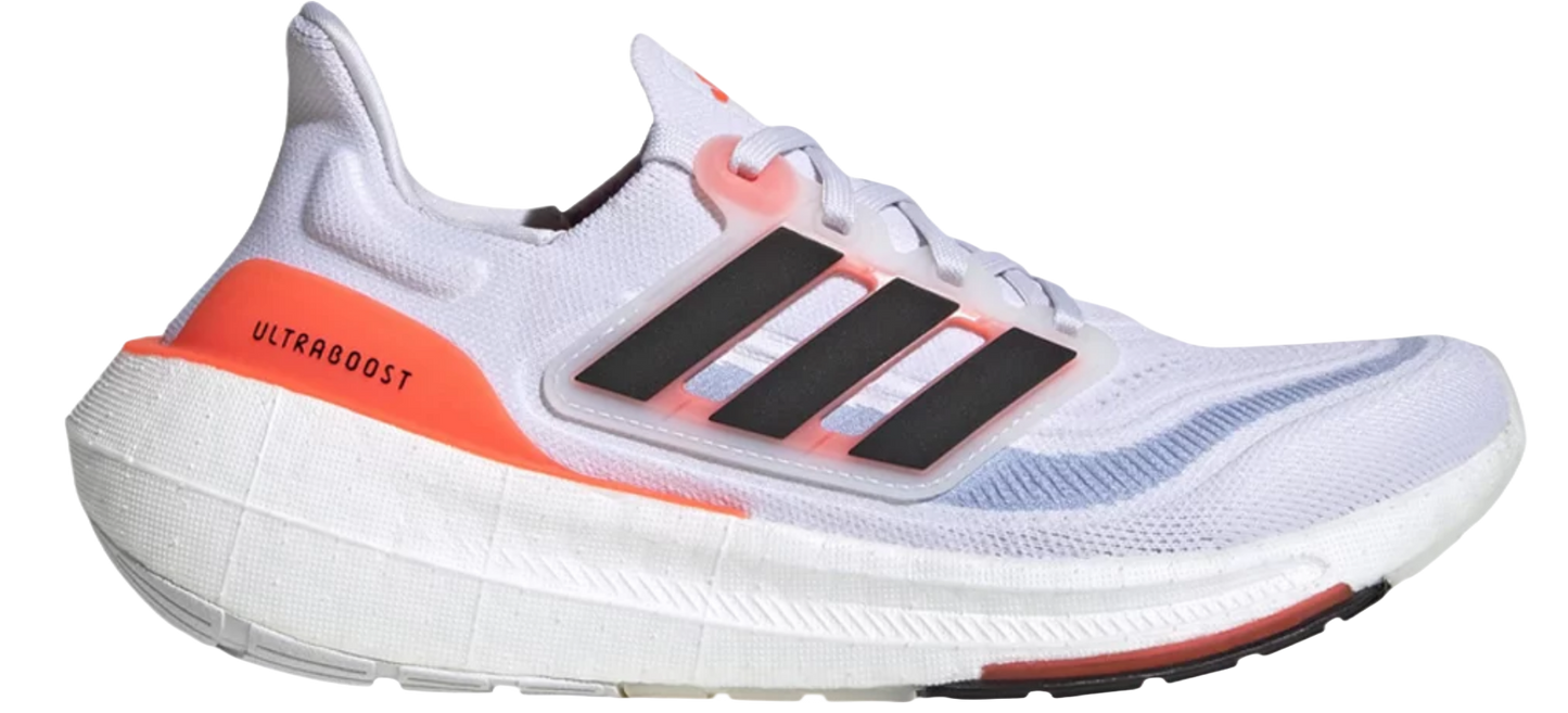 Adidas Ultraboost Light W White Black Solar Red Women