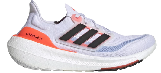 Adidas Ultraboost Light W White Black Solar Red Women