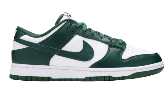 Nike Dunk Low Retro Michigan State Team Green White