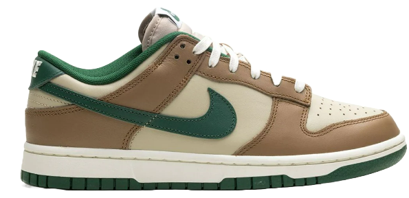 Nike Dunk Low Retro Tan Green Khaki Leaf