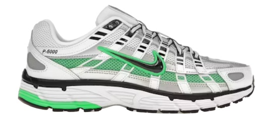 Nike P-6000 Metellic Silver Spring Green