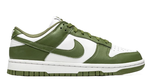 Nike Wmns Dunk Low Medium Olive Green White