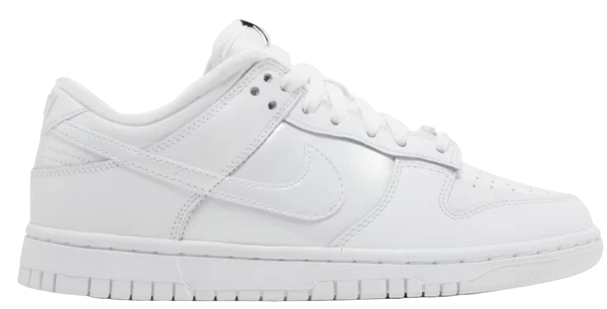 Nike Wmns Dunk Low SE Just Do It White Iridescent