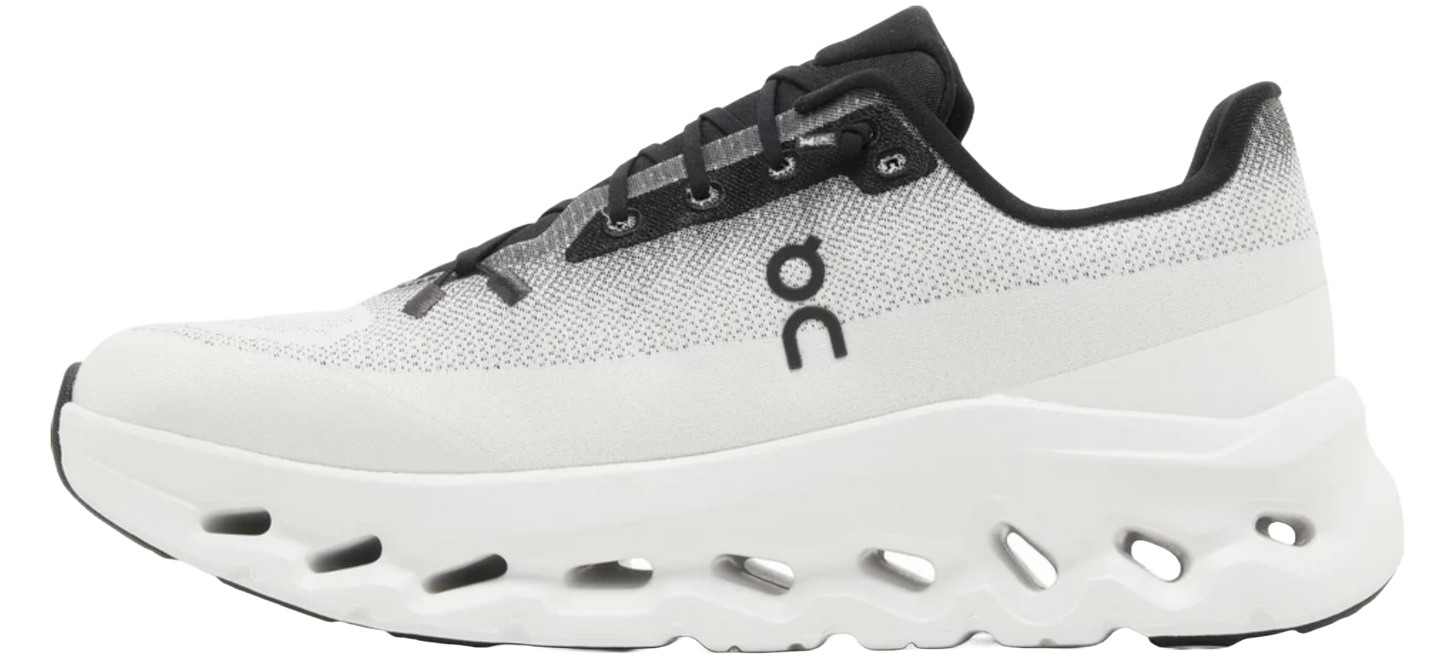 ON Cloudtilt trainers in white and black