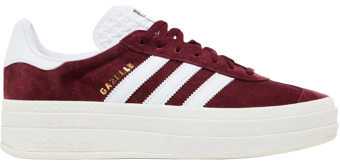 Adidas Originals Gazelle Bold W Shadow Red White Women