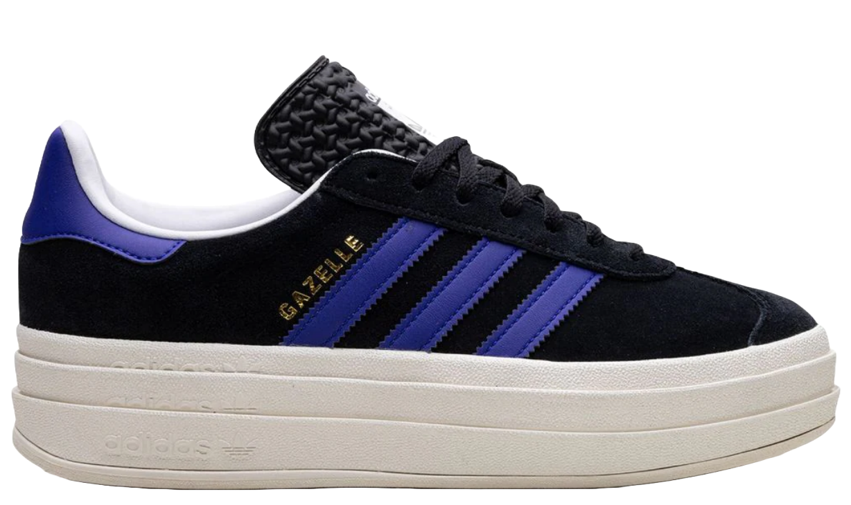 Adidas Originals Gazelle Bold W Suede Black Blue Women