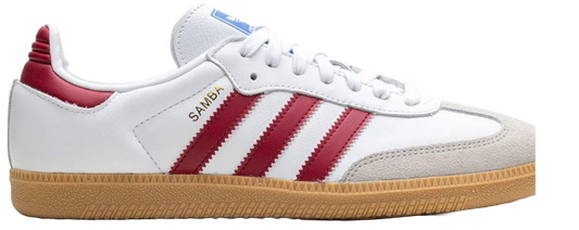 Adidas Originals Samba OG White Burgundy Gum